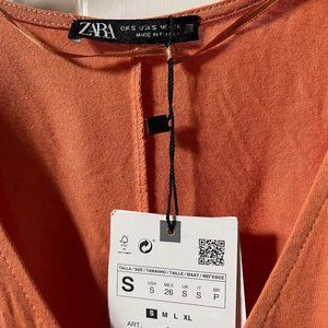 ZARA Tiered V-Neck Sleeveless Mini Dress - Small